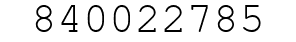 Number 840022785.