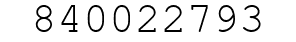 Number 840022793.