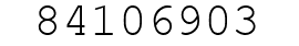 Number 84106903.