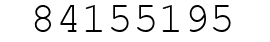 Number 84155195.