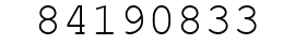 Number 84190833.