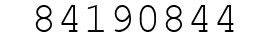 Number 84190844.