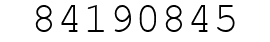Number 84190845.