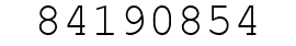 Number 84190854.