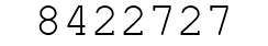 Number 8422727.