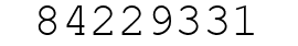 Number 84229331.