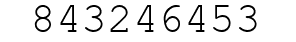 Number 843246453.