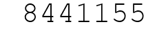 Number 8441155.