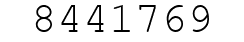 Number 8441769.