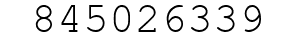 Number 845026339.