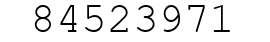 Number 84523971.