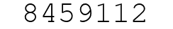 Number 8459112.