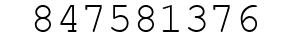 Number 847581376.