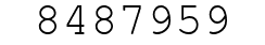 Number 8487959.