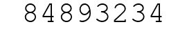 Number 84893234.