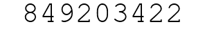 Number 849203422.
