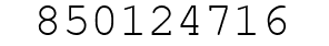 Number 850124716.