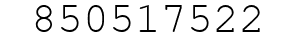 Number 850517522.