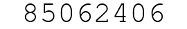 Number 85062406.
