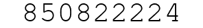 Number 850822224.