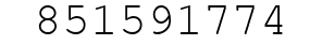 Number 851591774.