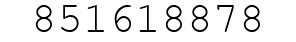 Number 851618878.