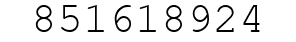 Number 851618924.