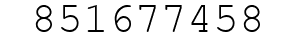 Number 851677458.