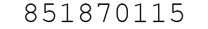 Number 851870115.