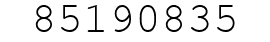 Number 85190835.