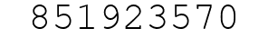 Number 851923570.