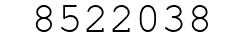 Number 8522038.
