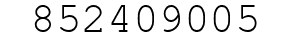 Number 852409005.