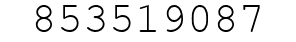 Number 853519087.