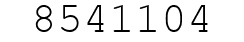 Number 8541104.