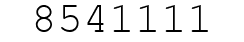 Number 8541111.