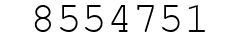 Number 8554751.