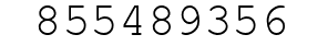 Number 855489356.