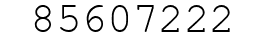 Number 85607222.