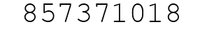 Number 857371018.
