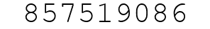 Number 857519086.