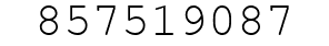 Number 857519087.