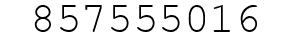 Number 857555016.