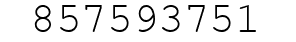 Number 857593751.