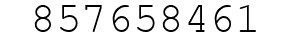Number 857658461.