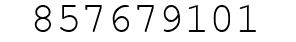 Number 857679101.