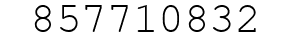 Number 857710832.