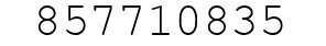 Number 857710835.