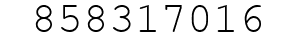 Number 858317016.