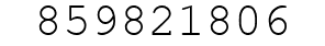 Number 859821806.